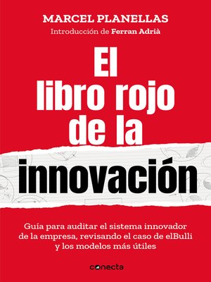 cover image of El libro rojo de la innovación (con introducción de Ferran Adrià)